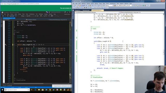 UI Coaching 11 - Implementing Murmur Hash 3 (part 3) смотреть онлайн