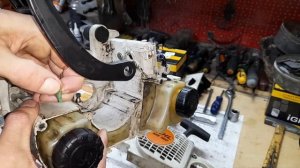 Замена сапуна маслобака Stihl 170-180. Как разобрать, заменить, обслужить