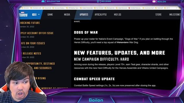 WORST PATCH EVER! WAR DOGS REQUIRED & NEW MONTH LONG EVENT! MARVEL Strike Force смотреть онлайн