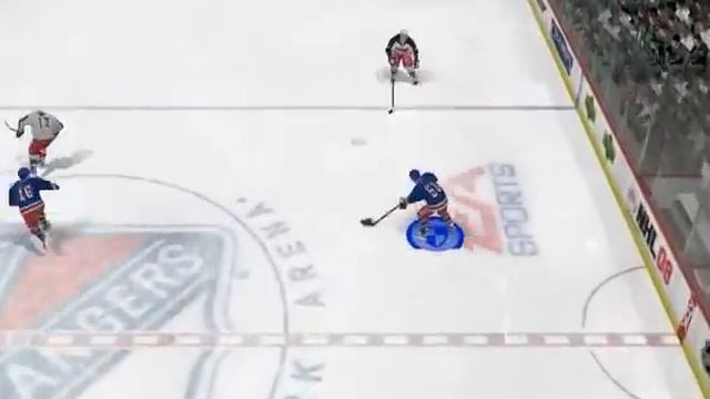 NHL 08 1. Gameplay pc New York Rangers vs Columbus Blue Jackets смотреть онлайн