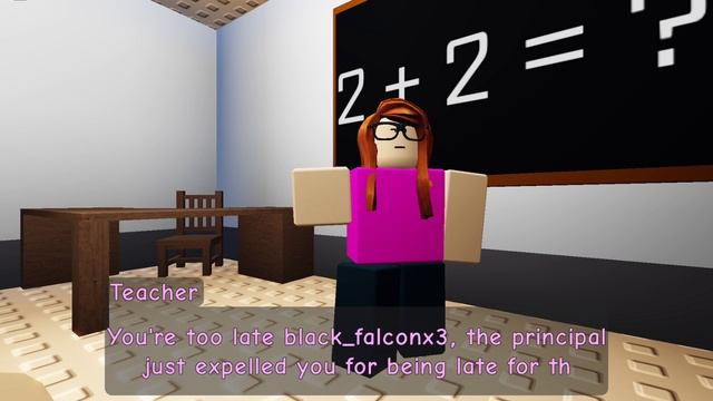 Getting the Bad Ending*In roblox Late To School* смотреть онлайн