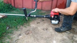 Настройка правильного натяжения тросика газа мотокосы