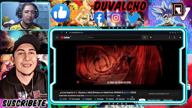 //REACCION - (Luna Superior 6 - Gyutaro y Daki - Kimetsu no Yaiba) - Prod: AKINNO Ft.@Zokai 2022// смотреть онлайн