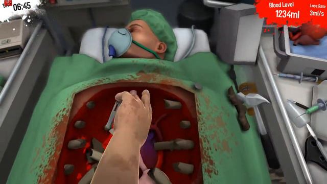 ПРОХОЖДЕНИЕ ИГРЫ SURGEON SIMULATOR ЧАСТЬ 1 ПЕРЕСАДКА СЕРДЦА