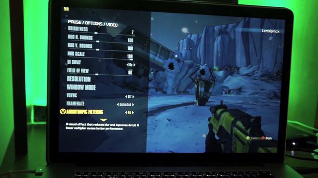 Borderlands 2 on Macbook Pro Retina (15 inch) OS X/Bootcamp смотреть онлайн