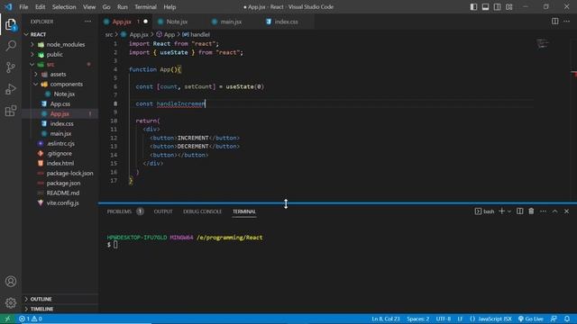 React counter with state management смотреть онлайн
