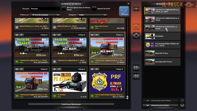 ATUALIZAÇÃO PACKS JL TRUCK ETS2 1.34 - ACERVO PESSOAL смотреть онлайн