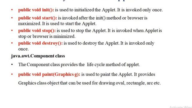 SJCTNC-Dr.S.MUTHUKUMARAN-19CS305-JAVA PROGRAMMING-UNIT-3-INTRODUCTION TO APPLETS смотреть онлайн
