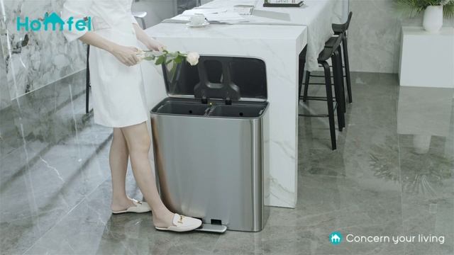 Recycle Bin with Stainless Steel Body смотреть онлайн