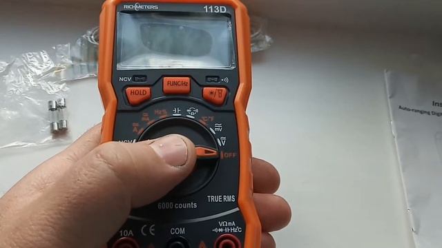 Мультиметр с АлиЭкспресс RM 113 D
