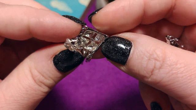 КЛИПСЫ РОМБЫ С ЦЕПОЧКАМИ, ВИНТАЖ