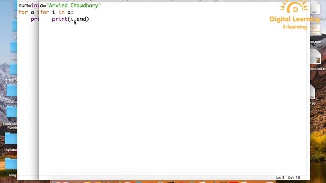 23 Python For Loop With String and List | Online Training Download app from below link смотреть онлайн