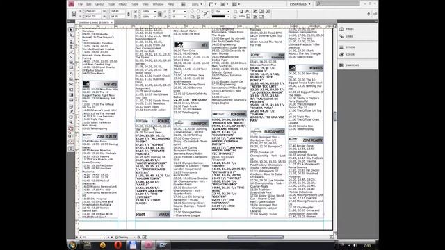 [Adobe InDesign Layout] Personally stylised TV listings смотреть онлайн