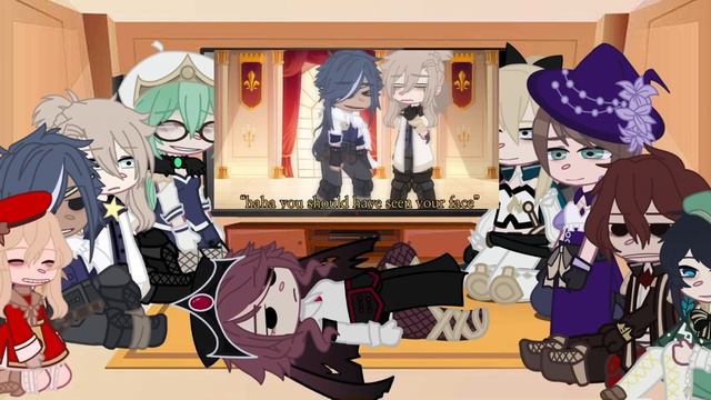 [OLD] Genshin impact reacts to Kaeya and Albedo || 2/3 || kaebedo warning смотреть онлайн