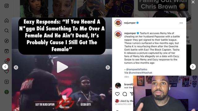 Remy Ma & Papoose Over!!! She Creeping With The Help смотреть онлайн