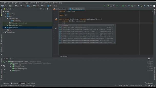 Tutorial Android Studio : Button OnClick(Function) смотреть онлайн