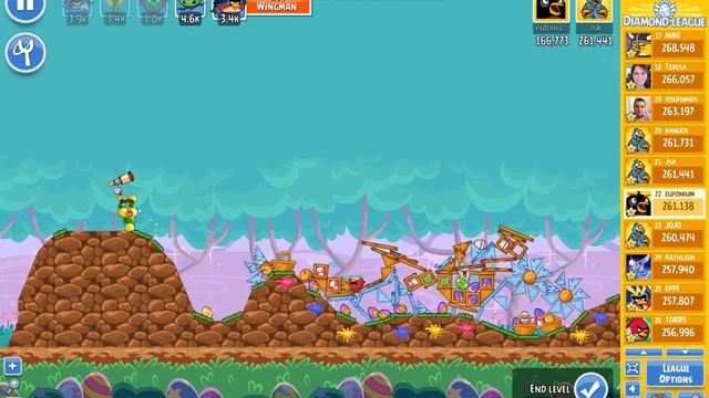 Angry Birds Friends/ Bunny Business tournament, week 258/3, level 5 смотреть онлайн
