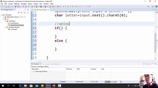 How to Check if Given Letter is Vowel or Consonant using If... Else Statement in Java смотреть онлайн