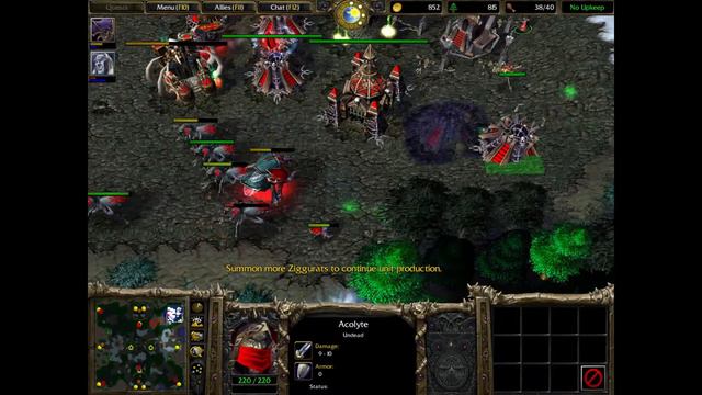 RvS Undead vs Night Elf: Warcraft 3 1v1 Avalanche Replay Commentary смотреть онлайн