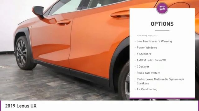 2019 Lexus UX B318843 смотреть онлайн