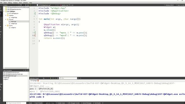 C++ Qt 79 - QWidget(1) смотреть онлайн