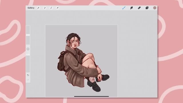 My Current Digital Drawing Process // tutorial from start to finish смотреть онлайн