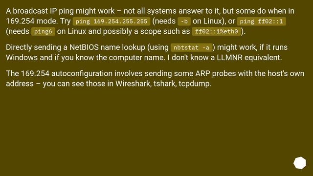 Getting IP address of a direct-connected computer смотреть онлайн