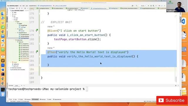 10.Explicilit Wait | Selenide Framework Tutorial with Cucumber and Page Object Model from Scratch смотреть онлайн