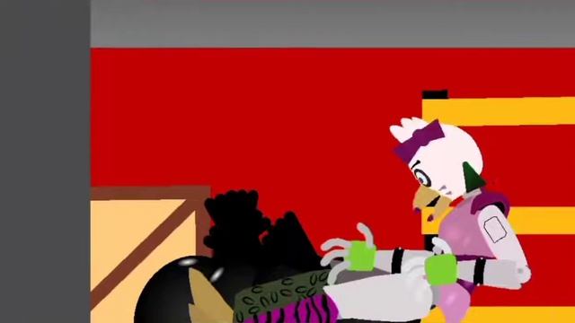 Glamrock Chica Gets destroyed | Sticknodes animation смотреть онлайн