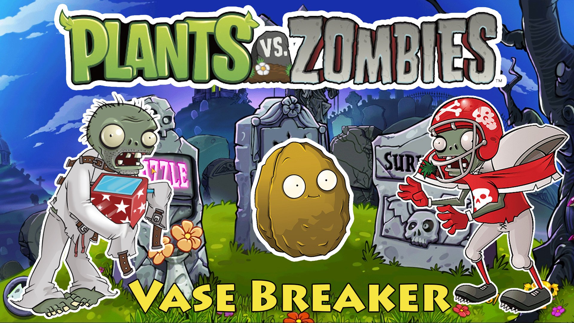 Растения против Зомби Вазобойка| Plants vs Zombies Vase Breaker смотреть онлайн