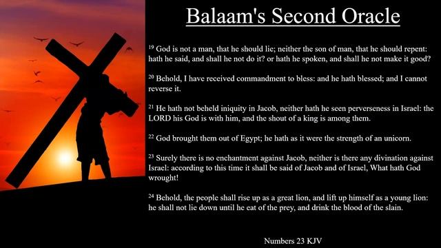 Numbers 23 KJV | Balaam's Second Oracle смотреть онлайн
