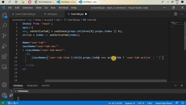 Tutorial#35|React.js/Redux E-Commerce/Firebase-Firestore| User Account Settings Part-4 смотреть онлайн