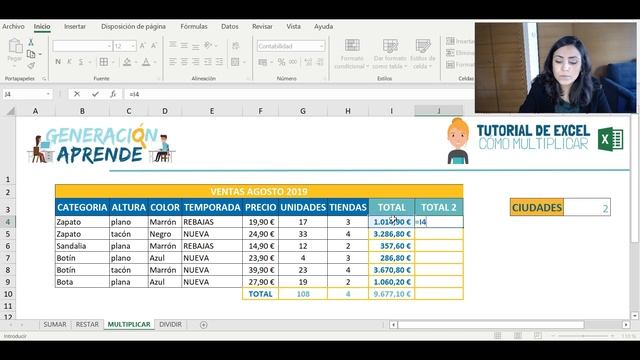 ✖️ COMO MULTIPLICAR EN EXCEL: ? Aprende a multiplicar en Excel FÁCIL смотреть онлайн