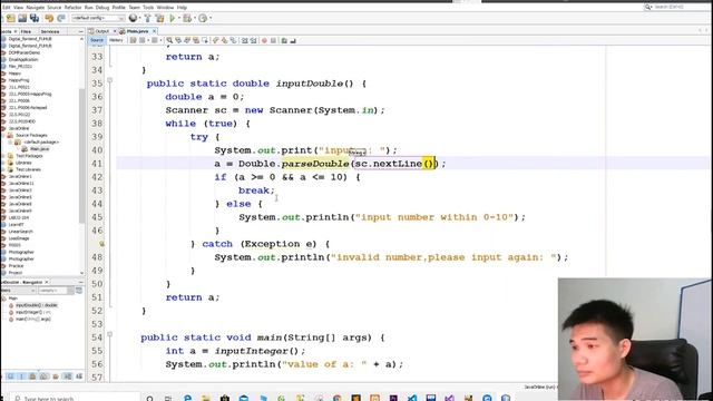 LAB JAVA - Check dữ liệu đầu vào kiểu int, double, string смотреть онлайн