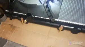 замена  радиатора на Тойоте 4a fe инструмент