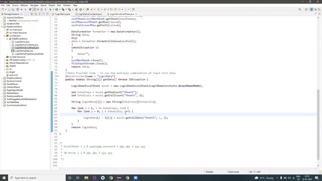 Data Driven Testing with Data Provider in Selenium, Maven and TestNG смотреть онлайн