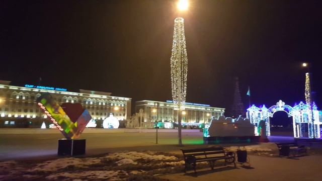 Центральная площадь. Ночная Кызылорда - 1 Minute Story NS смотреть онлайн