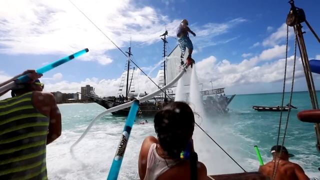 EPIC PIRATE WATER BATTLE IN ARUBA!!! | DEVINSUPERTRAMP смотреть онлайн