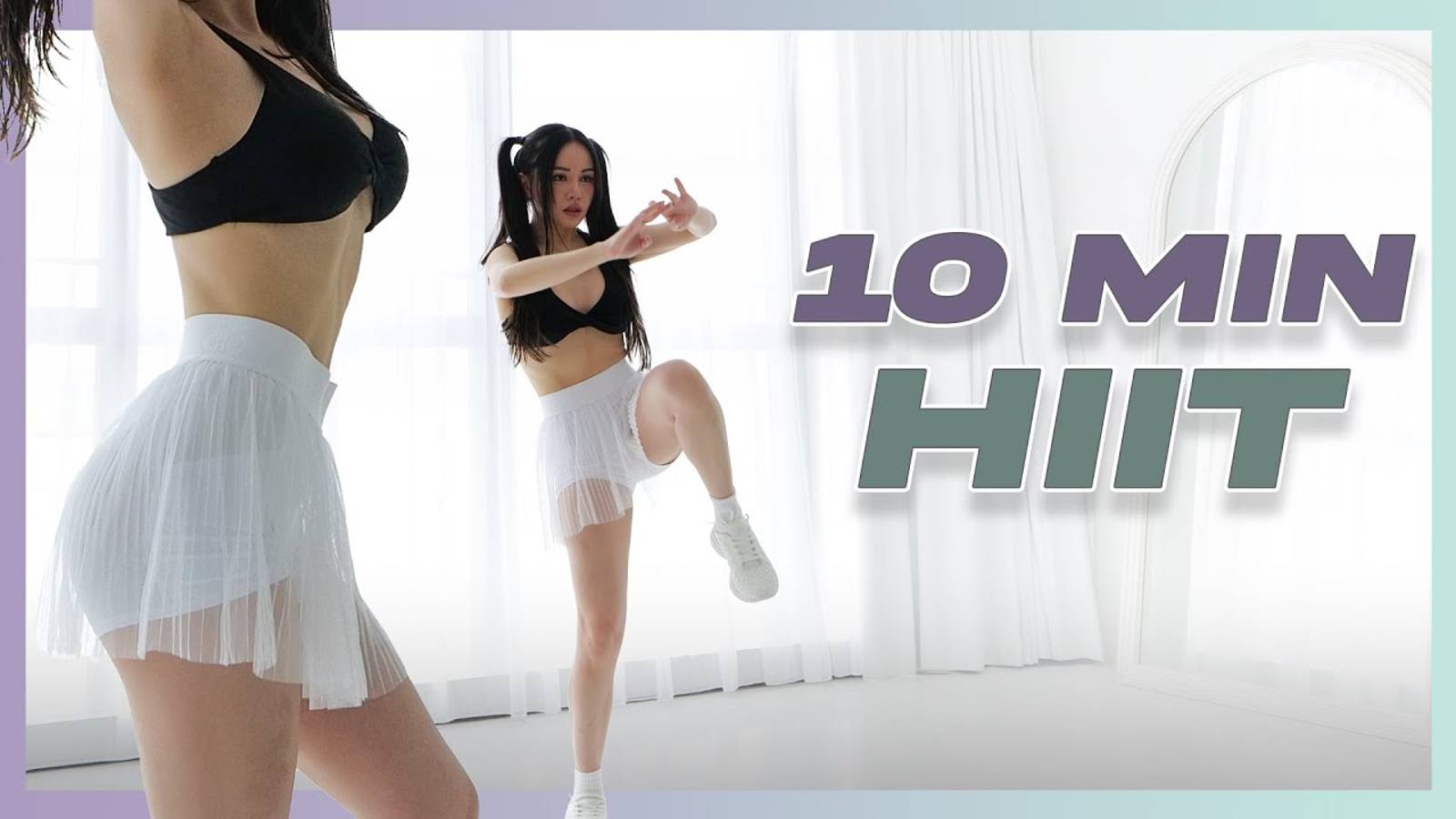 Chloe Ting - 10 минутная тренировка HIIT для сжигания калорий /10 Min HIIT Workout To Burn Calories смотреть онлайн
