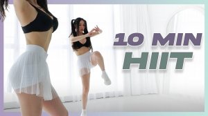 Chloe Ting - 10 минутная тренировка HIIT для сжигания калорий /10 Min HIIT Workout To Burn Calories