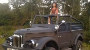 Тюнинг  машины Газ 69.Мой муж сделал.