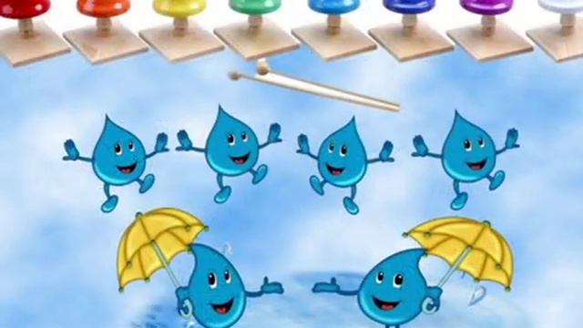 капельки веселые - ритмическая игра смотреть онлайн
