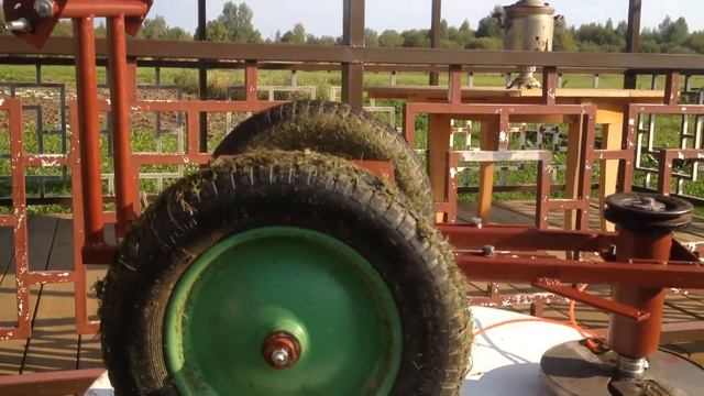 Газонокосилка своими руками. Аналог Champion LMH5640. Триммер для высокой травы. смотреть онлайн