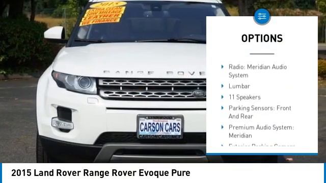 2015 Land Rover Range Rover Evoque Lynwood WA 34420 смотреть онлайн