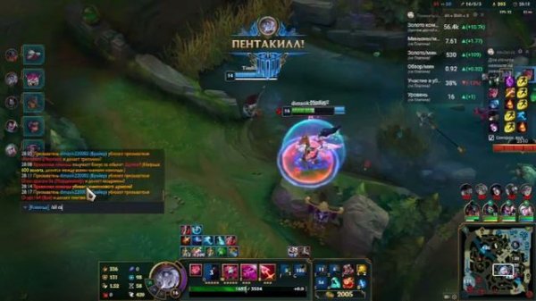 Пентакилл на Брайер в Лиге Легенд