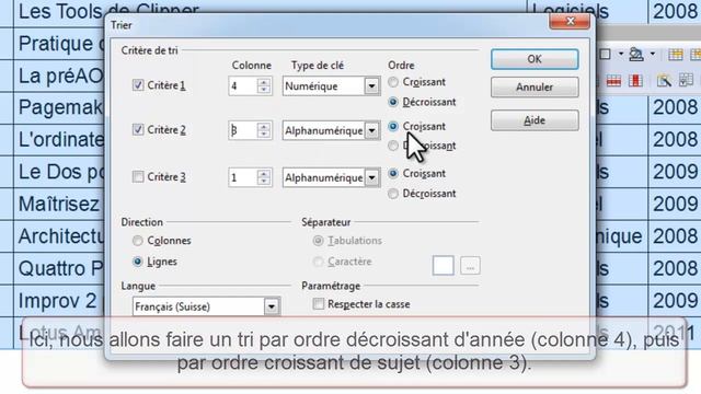 Writer: trier les données d'un tableau смотреть онлайн