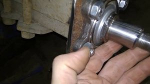 Замена оси ступицы на легковом прицепе