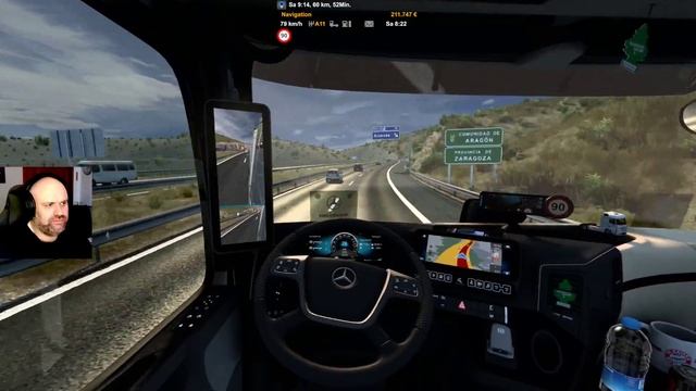 ETS2 1.46 - Promods 2.64 - Madrid to Saragossa (Espana) смотреть онлайн
