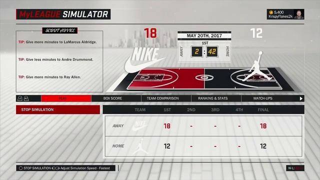 TEAM NIKE VS TEAM JORDAN! WHO WOULD WIN IN A 7 GAME NBA PLAYOFF SERIES? NBA 2K17 MY LEAGUE CHALLENG смотреть онлайн