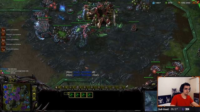 StarCraft 2: Zerg & Zerg vs the Strongest 2v2 Composition! смотреть онлайн
